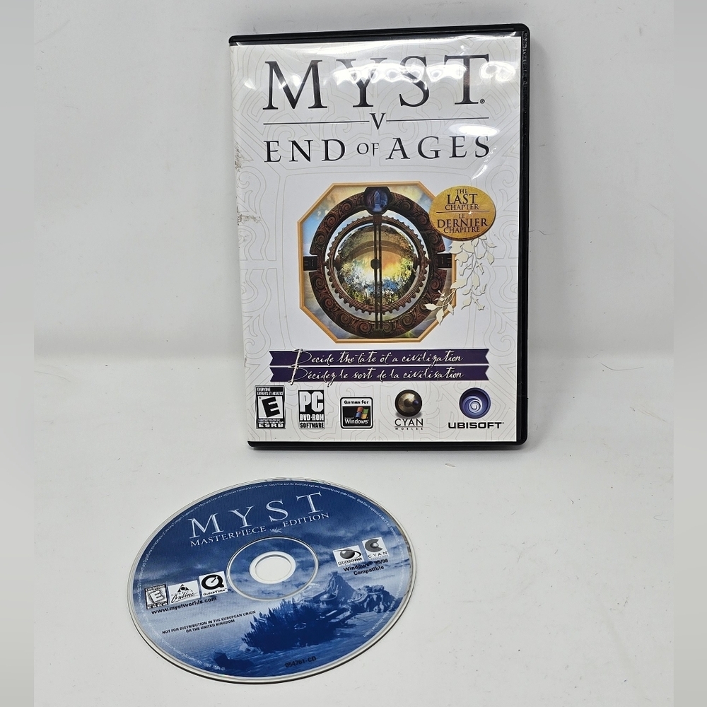 Myst V: end of ages (PC, 2005) video game‎ master piece edition